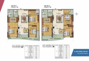 Ảnh mặt bằng căn hộ tại chung cư Trang An Complex