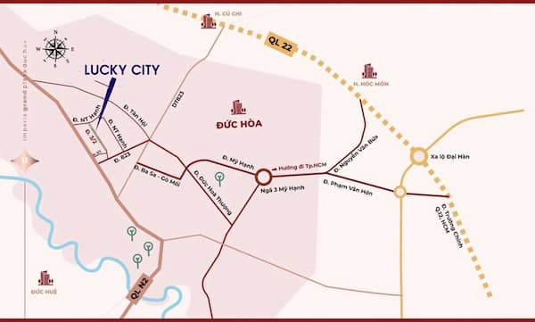 Vị trí dự án Lucky City tọa lạc ở đâu?